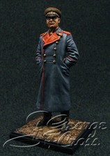 Painted Soldier Tin Toy Georgy Zhukov Soviet General  54mm 1/32 Miniature
