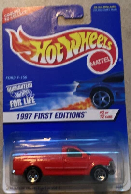 Hot Wheels 1997 First Editions Ford F-150 #513 com rodas 5SP - Imagem 1 de 4