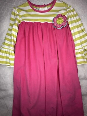 Vestido Zuccini BOUTIQUE Niñas Talla 8 Rosa Pana Manga Larga - Perfecto para OTOÑO Foto 1 de 4