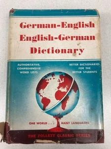 Vintage (1944) Follett Publishing The Classic German-English Dictionary - Picture 1 of 7