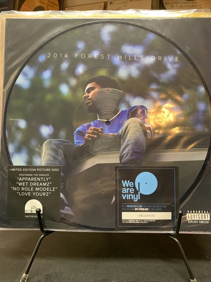 J. Cole 2014 Forest Hills Drive Rare US Picture Disc Vinyl Record RSD New - Image 1 of 2
