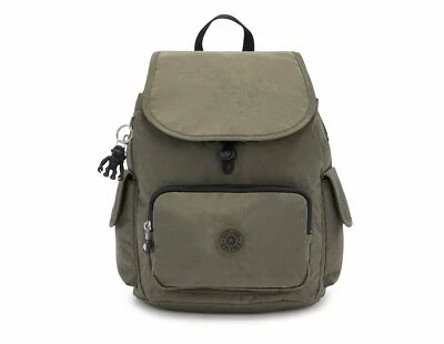 kipling Basic Eyes Wide Open City Pack S Backpack S Rucksack Tasche Green Moss - Bild 1 von 4