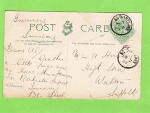 High Street St Peter Port Guernsey pc used 1907 St Sampsons postmark - Picture 1 of 1