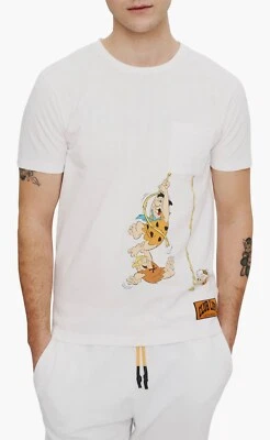 Eleven Paris Hombre Talla S Los Picapiedra Yabba Dabba Doo! Camiseta Nueva Foto 1 de 4