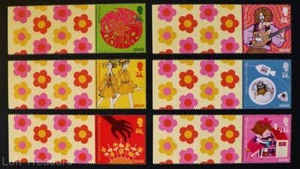 Jersey Stamps: "Popular Culture 1960's" MNH Selvedge 6 Value Mint Set 2018 - Picture 1 of 1