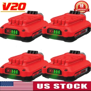 1~4Pack For Craftsman V20 20 Volt 8.0Ah Li-ion Battery CMCB205 CMCB204 CMCB202 - Picture 1 of 16