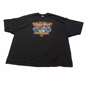 CAMISETA MOTO HARLEY-DAVIDSON NEGRA MOTOR HEAD GARAGE 5XL BAHAMAS (101) - Imagen 1 de 5