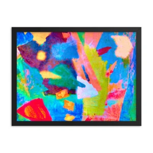 DonWillisJrArt Wall Art Framed Poster Being Still Abstract - Picture 1 of 3