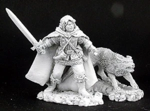 Reaper Dark Heaven Legends 02973 CULLEN AND ASH, HUMAN RANGER & WOLF - Picture 1 of 1