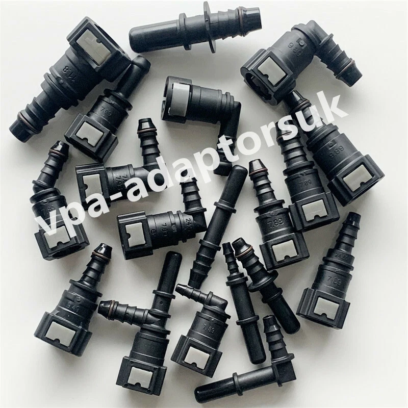 Connettore raccordo tubo linea carburante Barb maschio/femmina/dritto/gomito/curva/tee/linea carburante - Immagine 1 di 1