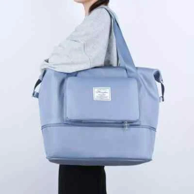 The Foldie Bag Waterproof Travel Duffle Bag Expandable Large Capacity Folding