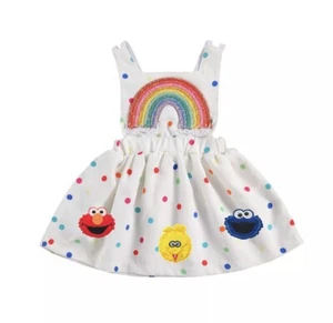 Girl Dress First Birthday Cake Smash Outfit Dress Outfit - Picture 1 of 6