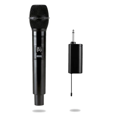 Wireless Microphone Cordless 16 UHF Frequencies Rechargeable Karaoke Stage Vocal - Image 1 of 3