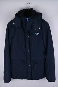 Hollister Men Jacket Casual Leisure Windproof Navy Blue Full Zip size S UK8 - Picture 1 of 8