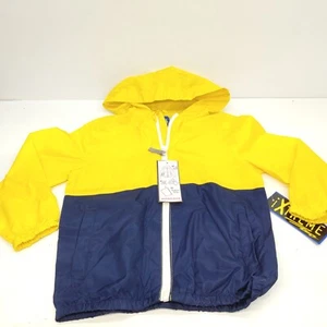 iXtreme Child Boys Size 6 Jacket Lightweight Spring Blue Yellow Nylon Zip Up - Picture 1 of 7