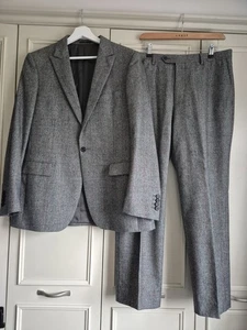 Gieves & Hawkes Wool Suit - Jacket 42S, Trousers W36 L30, Grey Check - Picture 1 of 15