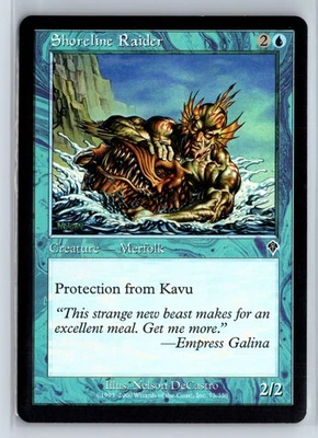 (4x) SHORELINE RAIDER - Invasion – MTG Magic the Gathering Card - Common - Image 1 of 4