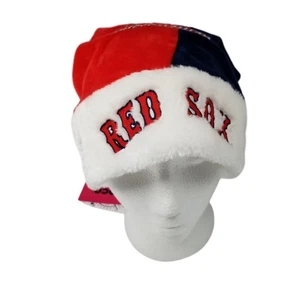 Boston Red Sox Santa Hat 2018 9X World Series Championship MLB Christmas Cap - Picture 1 of 8