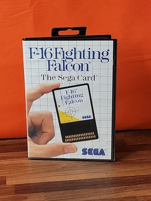 F-16 Fighting Falcon (Sega Master System Card, 1986) Tested & Working - Image 1 of 3