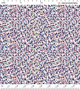 Minerva Exclusive Linen Fabric - POD - Bubble Blizzard - per metre - Picture 1 of 1