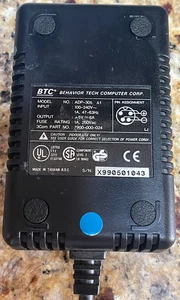Behavior Tech Computer 7900-000-024 BTC ADP-305 A1 power supply adapter TESTED - Afbeelding 1 van 2
