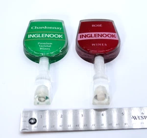 Menge 2 Inglenook Acryl Wein Zapfhahn Griff zweiseitig Chardonnay und Rose - Bild 1 von 5