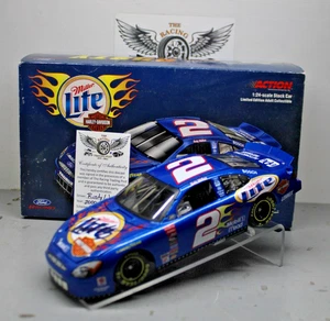 2000 Rusty Wallace Miller Harley 1/24 Action RCCA CWB NASCAR Diecast handsigniert - Bild 1 von 3