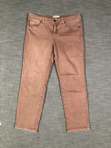 Free People Jeans Womens 31 Slim Stretch Ankle Pants Denim Distressed Casual - Picture 1 of 10