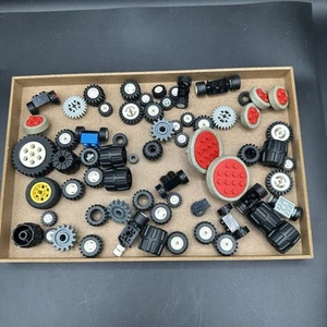 Vintage Lego Räder Reifen Zahnräder Achse sortiert Lot Samsonite Technic - Bild 1 von 10