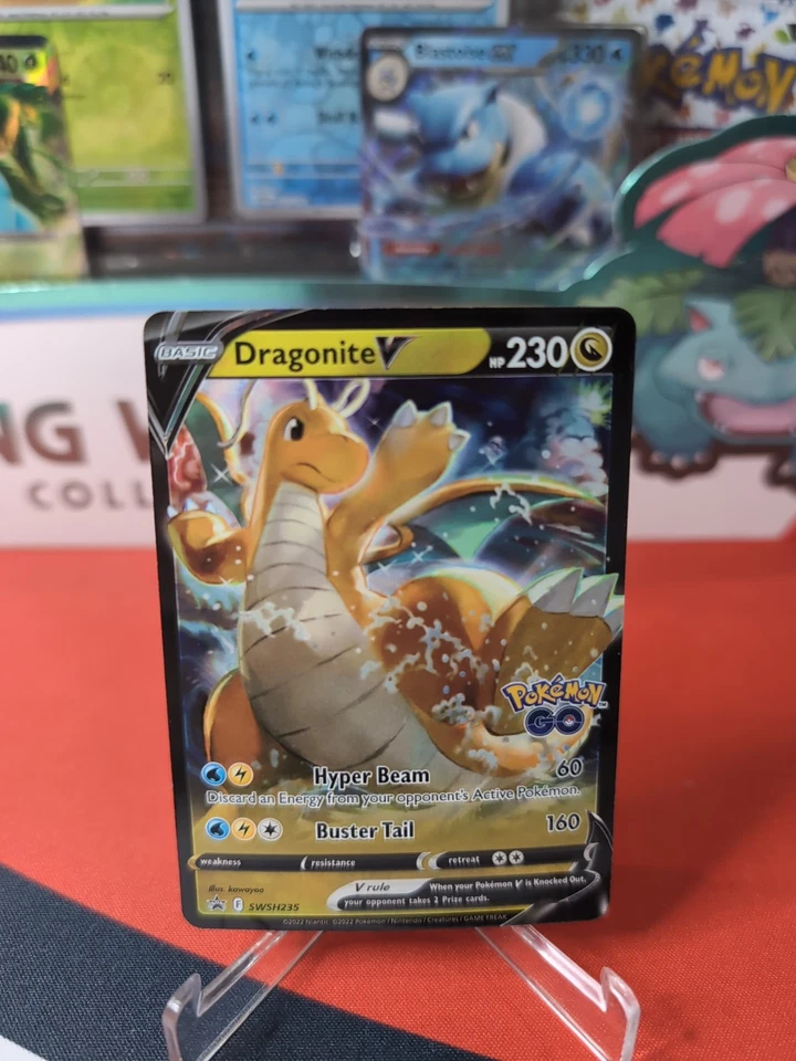 Dragonite V - SWSH235 - Pokemon Sword & Shield Promo Ultra Rare Holo Card NM - Image 1 of 2