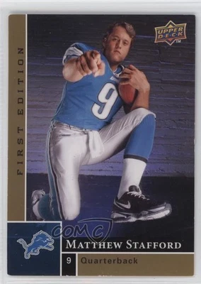 2009 Upper Deck First Edition Matthew Stafford #180 Rookie RC - Image 1 of 2