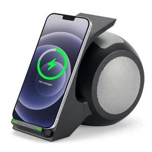 WN1 Premium Bluetooth Speakers and Fast Wireless Charger, Docking Station wit... - Picture 1 of 7