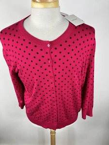 Ellen Tracy Woman’s Size XL Long Sleeve Button Up Sweater-3961 - Picture 1 of 5