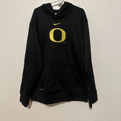 Black Nike Thermafit Oregon Ducks Youth Hoodie - Image 1 of 4