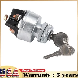 Llave de encendido universal para remolque de coche tractor interruptor de encendido plateado automático - Imagen 1 de 11