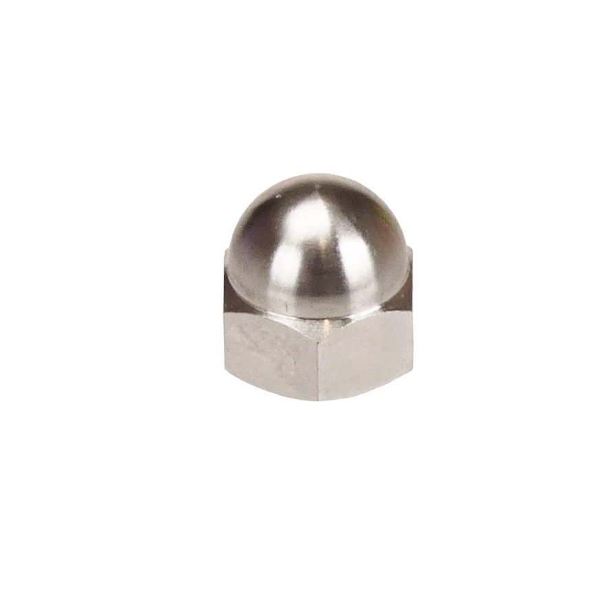 Porkchop BMX titanium acorn nut for MX1000 brake calipers (M6 x 1.0) - NATURAL