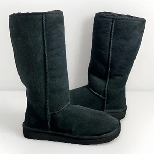 UGG Women's Classic Tall II Black Winter Boot 1016224 Size US 9 - Picture 1 of 10