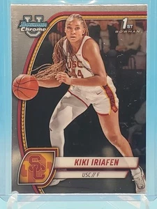 Kiki Iriafen 2024-25 Bowman University Chrome #47 USC 1st Bowman - Picture 1 of 2
