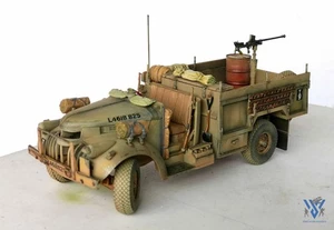 Modellino camion 1:35 Tamiya LRDG Desert Rats Pro-Built seconda guerra mondiale - Foto 1 di 5