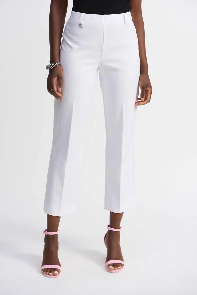 Pantalones rectos Joseph Ribkoff blanco roto Foto 1 de 1