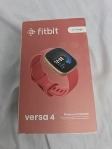 Fitbit Versa 4 Smart Fitness Watch, Copper Rose/Pink Sand (AHJ) - Picture 1 of 11