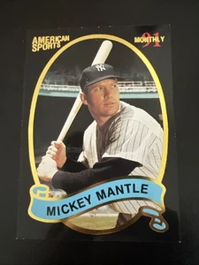 Tarjeta de béisbol 1991 American Sports Monthly Mickey Mantle #A.S.M.29 envío gratuito - Imagen 1 de 2