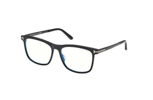 Lente Tom Ford TF6038B 001 negro brillante - bloque de luz azul 56 mm FT6038B - Imagen 1 de 8