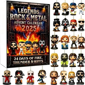 2025 MetalGods RockLegend Advent Calendar BlindBox 2D Figure Christmas Gift - Bild 1 von 7