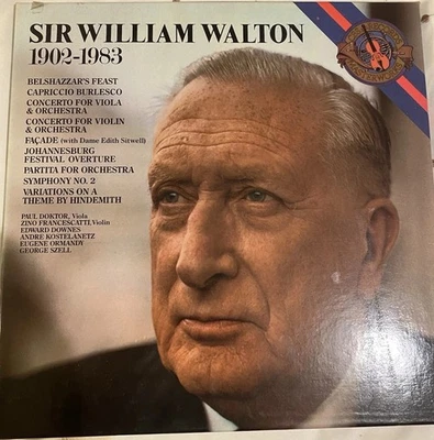Sir William Walton 1902-1983 4 LP Box NM condition rare album boxset - Image 1 of 4