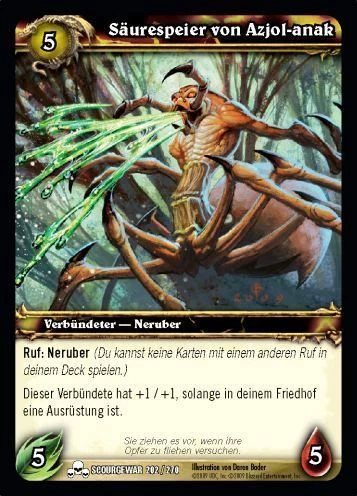 WoW - 4x Säurespeier von Azjol-anak - Krieg der Geißel - Bild 1 von 1