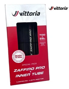 Vittoria Zaffiro Pro Graphene 2.0 bicycle road bike Folding 700x28c tyre + Tube - Picture 1 of 1