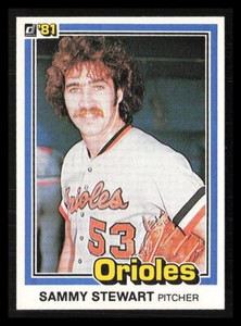 Sammy Stewart 1981 Donruss #474  Baltimore Orioles