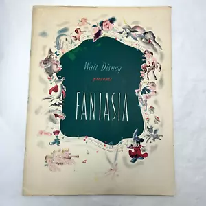 Walt Disney Presents Fantasia Souvenir Program Vintage 1940 Stokowski - Picture 1 of 11