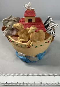 San Francisco Music Box Co. Noah’s Ark With Internal Snow Globe- FREE SHIPPING - Picture 1 of 16